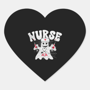 Halloween Nurse Witch Nightmare Vampire Bloody Heart Sticker