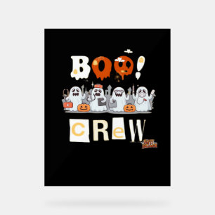 Halloween Nurses Boo Crew Classic T-Shirt Acrylic Sign