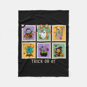 Halloween Occupational Therapy Trick Or Ot Therast Fleece Blanket