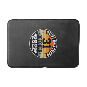 Halloween October 31 2022 Sunset Retro Design_1 Bath Mat