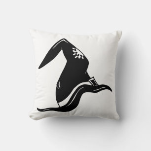 Halloween October 31 Decor Witch Hat Cushion