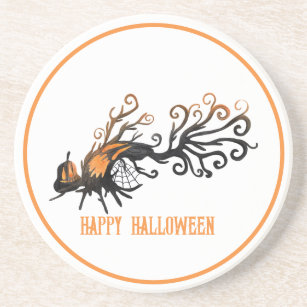 Halloween/October/Fall/pumpkin tree Coaster