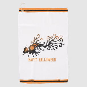 Halloween/October/Fall/pumpkin tree Golf Towel