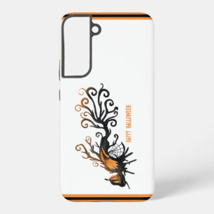 Halloween/October/Fall/pumpkin tree Samsung Galaxy Case