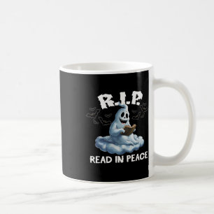 Halloween October Reading Scary Spooky Stories Coffee Mug