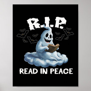 Halloween October Reading Scary Spooky Stories Poster