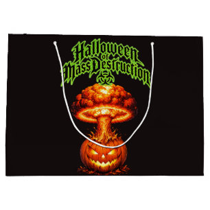 Halloween of Mass Destruction Nuclear Jack-o'-Lant Large Gift Bag