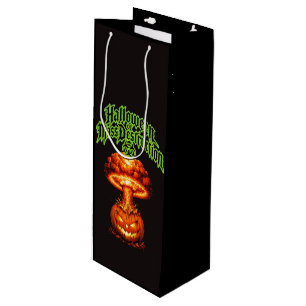 Halloween of Mass Destruction Nuclear Jack-o'-Lant Wine Gift Bag