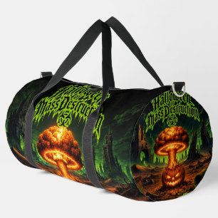 Halloween of Mass Destruction Radioactive Pumpkin Duffle Bag