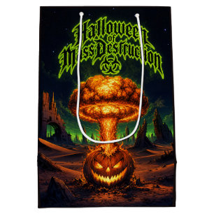 Halloween of Mass Destruction Radioactive Pumpkin  Medium Gift Bag