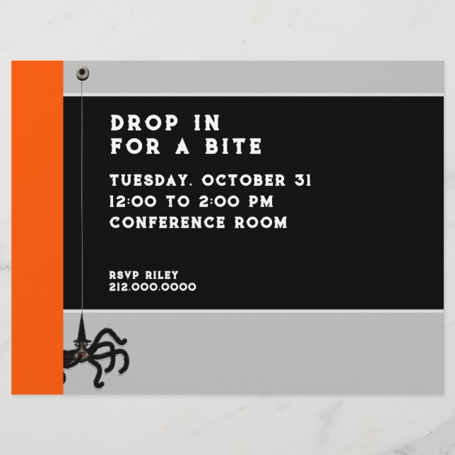 Halloween Office Party Flyer (Front)