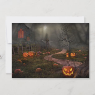 Halloween - On the eve of Halloween Invitation
