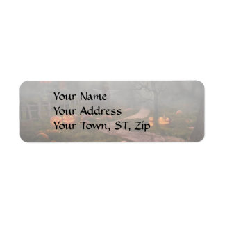 Halloween - On the eve of Halloween Return Address Label