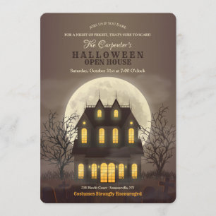 Halloween Open House Invitation