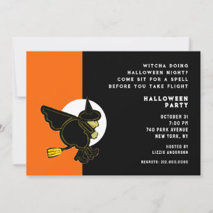 Halloween Open House Invitation
