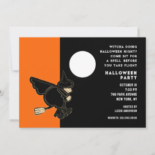 Halloween Open House Invitation