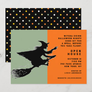 Halloween Open House Invitation