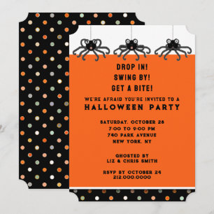 Halloween Open House Invitation
