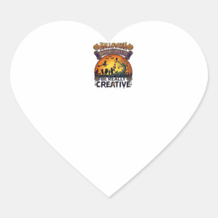 Halloween Opportunity Be Really Creative Witch Tre Heart Sticker