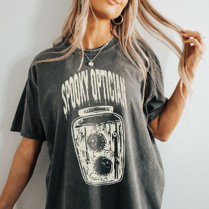 Halloween Optician, Spooky Optometry Eyeball Jar T-Shirt