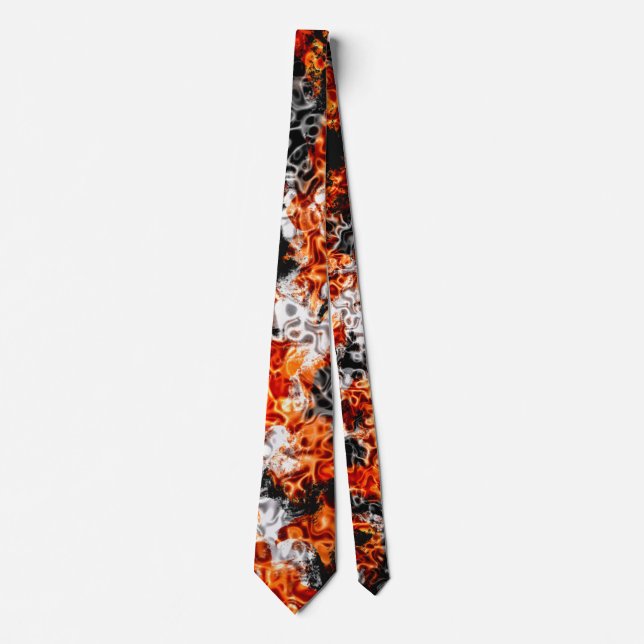 Halloween Orange Glow Tie (Front)