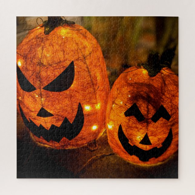 Halloween Orange lantern pumpkins Jigsaw Puzzle (Vertical)