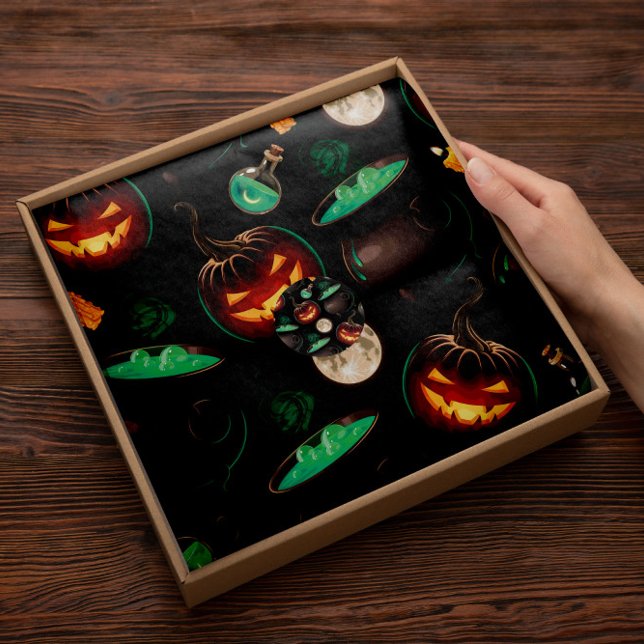 Halloween Orange Potions | Pumpkin Tissue Paper (Creator Uploaded)