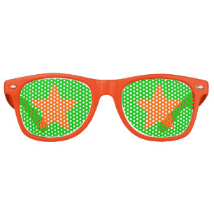 Halloween Orange Star Party Shades