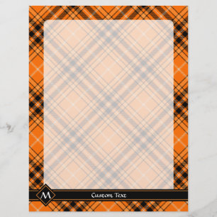 Halloween Orange Tartan Flyer