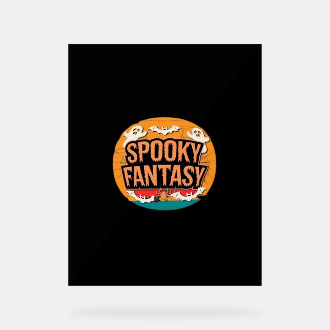 Halloween Orchestra Classic T-Shirt Acrylic Sign (Front)