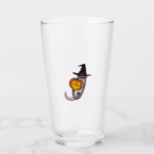 Halloween Otter Glass