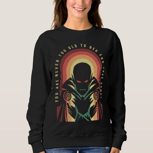 Halloween Outfit for a Vampire Lover Sweatshirt (Front)