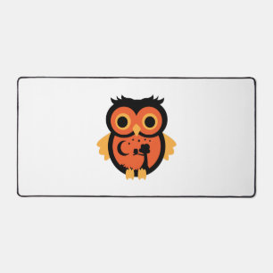 Halloween Owl   Desk Mat