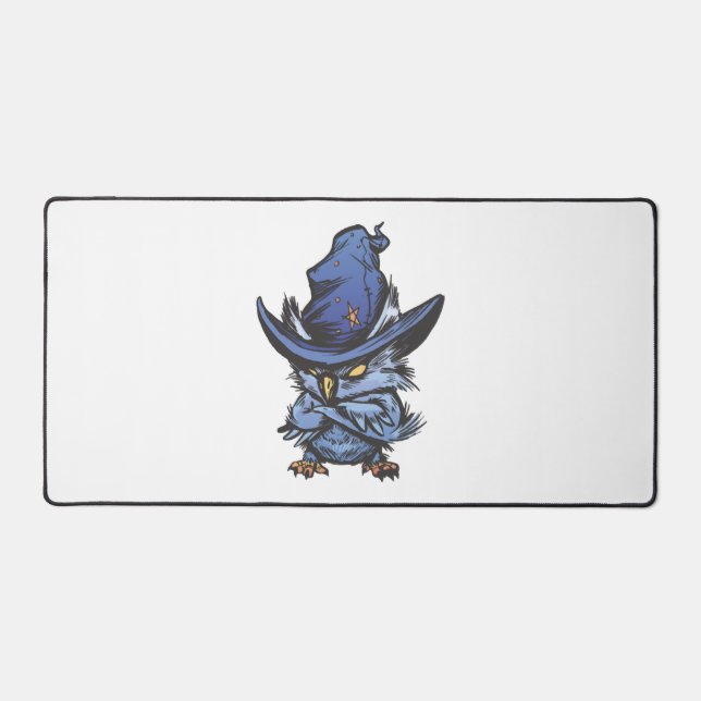 Halloween owl  desk mat (Front)