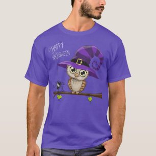 Halloween Owl Happy Halloween 3731 T-Shirt