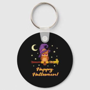 Halloween Owl Key Ring
