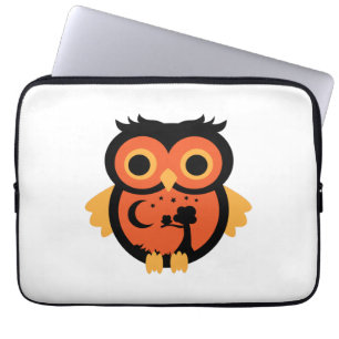 Halloween Owl Laptop Sleeve