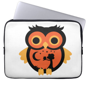 Halloween Owl Laptop Sleeve