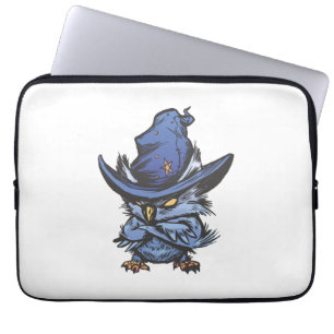Halloween owl laptop sleeve