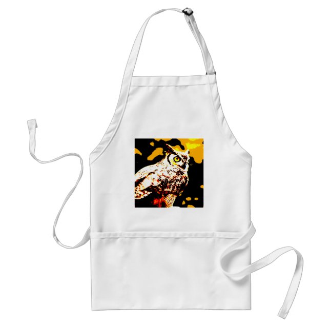 Hallowe'en Owl Standard Apron (Front)