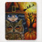 Halloween Owl Witch Mousepad