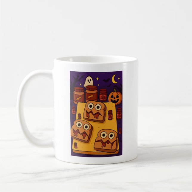 Halloween P&J Coffee Mug (Left)