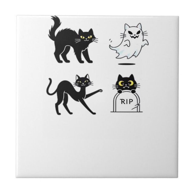 Halloween Pack  Spooky and Festive Graphic Bundle  Ceramic Tile (Front)