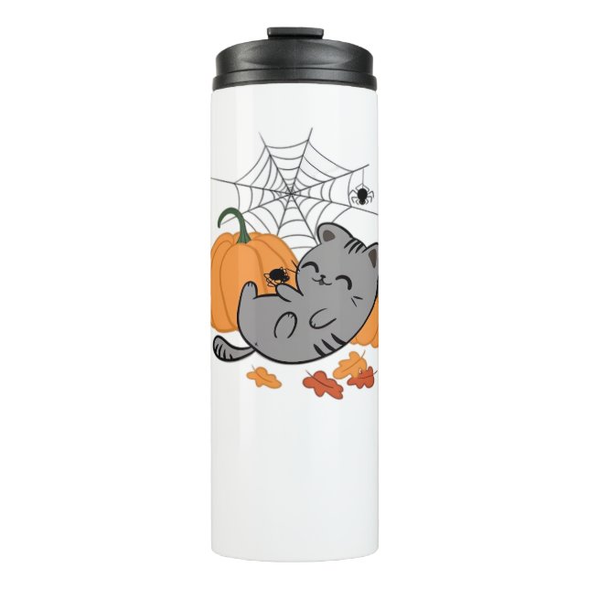 Halloween Pack  Spooky and Festive Graphic Bundle  Thermal Tumbler (Front)