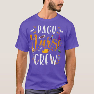 Halloween Pacu Nurse Crew Funny Halloween Witch Pa T-Shirt