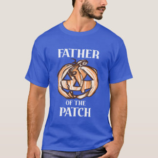 Halloween Painted Pumpkin FATHER Ofhe Patch funny T-Shirt