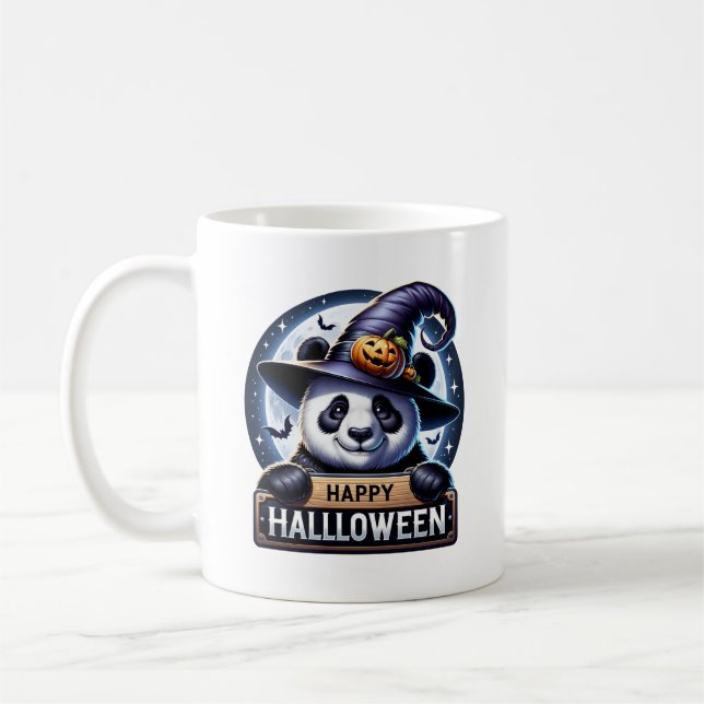 Halloween Panda Coffee Mug (Left)