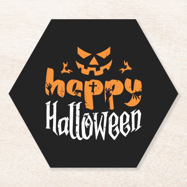Halloween                                        paper coaster (Front)