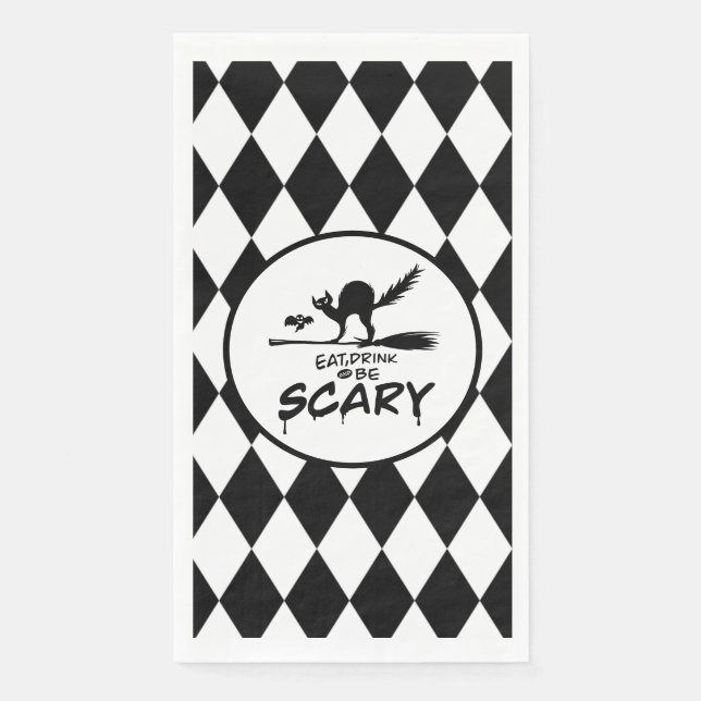 Halloween Paper Guest Towel Napkin (Front)