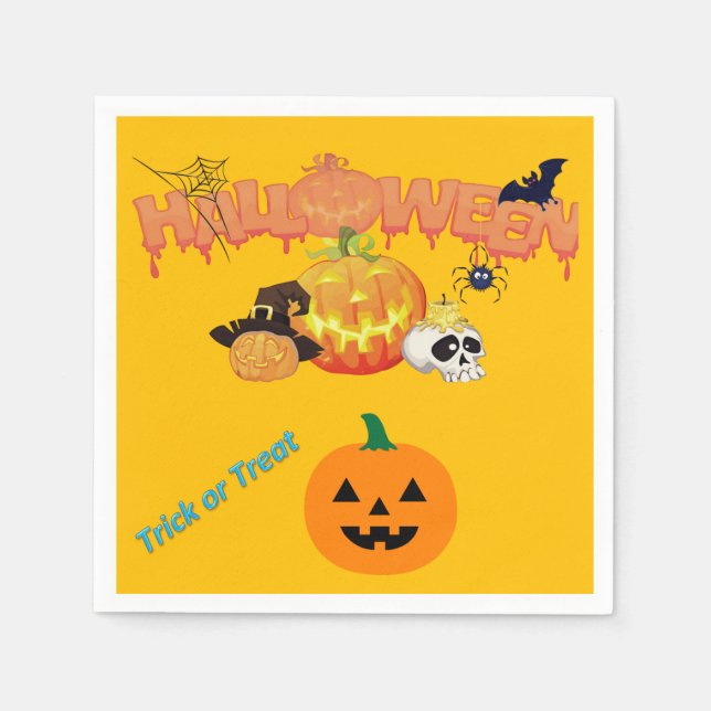 Halloween Paper Napkins (Front)